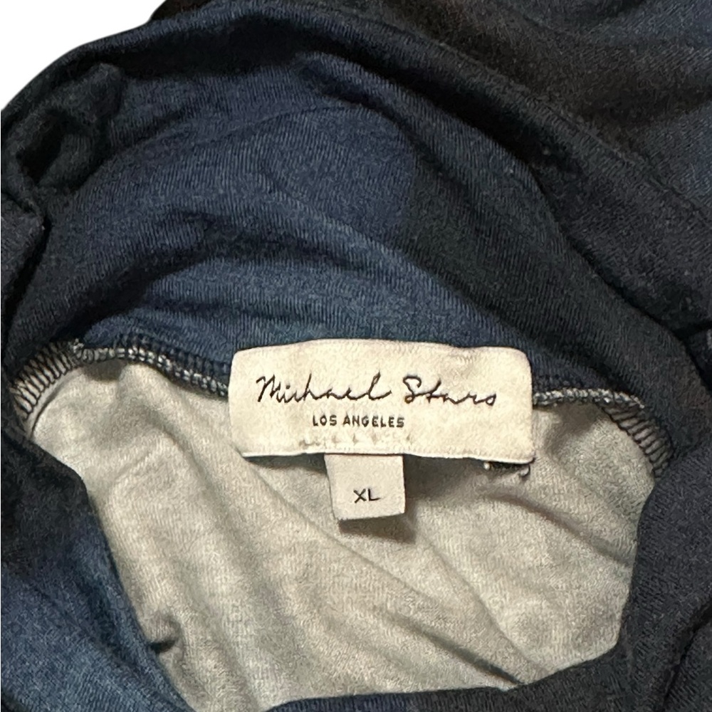 Michael Stars Clara Turtle neck long sleeve blouse size XL - Picture 3 of 7